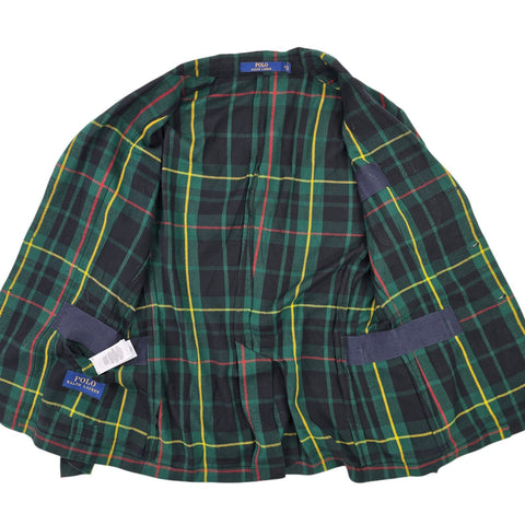 Polo Ralph Lauren Tartan Plaid Single Breast Blazer Men's Medium