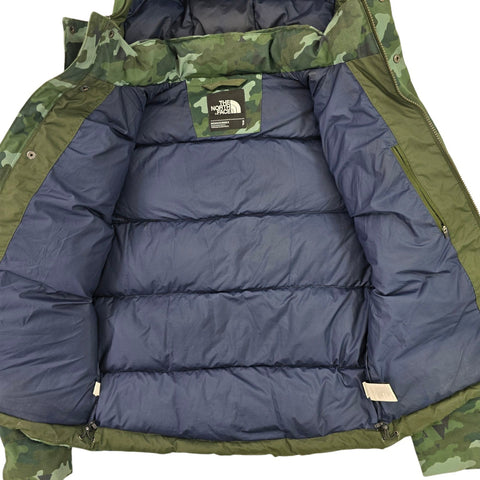 The North Face Box Canyon 550 Camouflage Down Puffer Jacket Men's Small