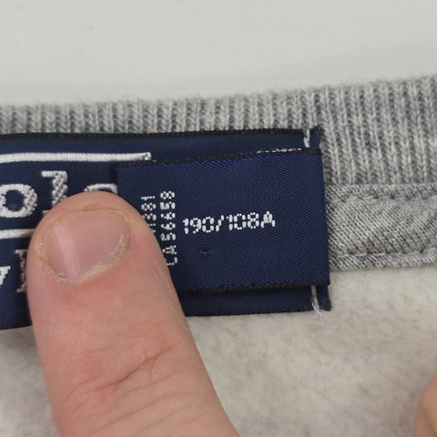 Polo Ralph Lauren Rare MLB Bear Cubs Baseball Sweatshirt Grey Mens XXL