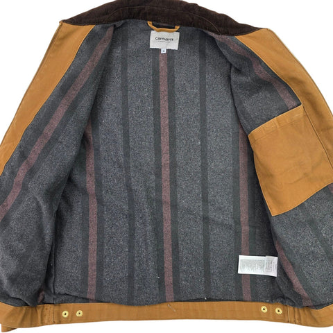 Carhartt WIP Detroit Blanket Lined Jacket Brown Men's Medium