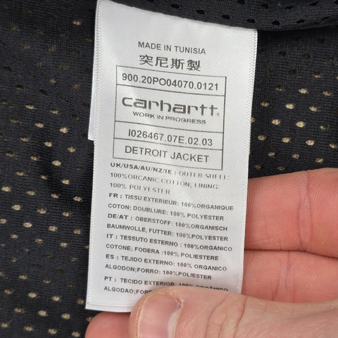 Carhartt WIP Detroit Mesh Lined Jacket Brown Men's XL