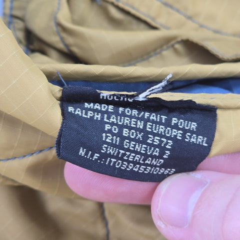 RRL Ralph Lauren Quilted Vest Gilet Jacket Blue Men's Medium