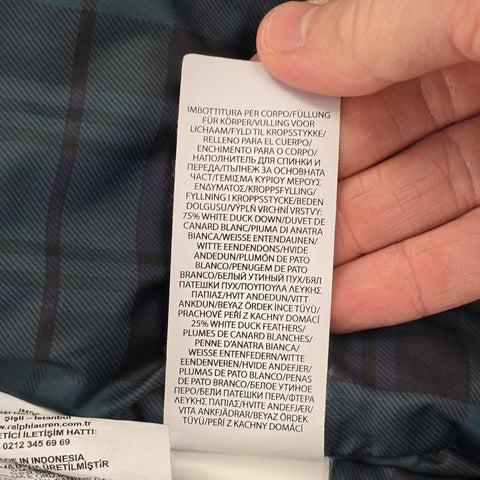 Polo Ralph Lauren Gorham Down Puffer Gilet Jacket Blue Men's Small