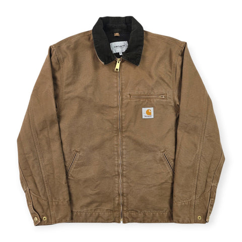 Carhartt WIP Detroit Mesh Lined Jacket Brown Men's Medium