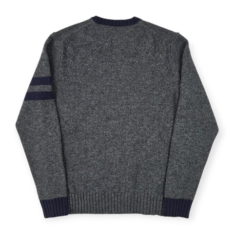 Polo Ralph Lauren Bear Knitted Jumper Grey Men's Small