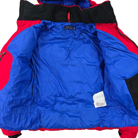 Polo Ralph Lauren Big Pony Tyrol Down Puffer Jacket Red Men's Medium