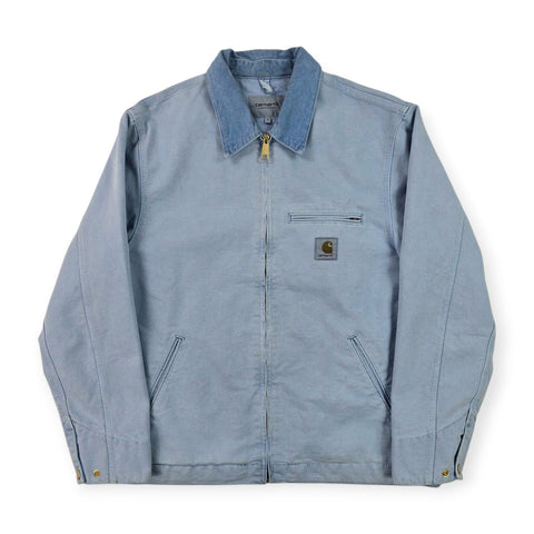 Carhartt WIP Detroit Dyed Bomber Jacket Blue Men's Large