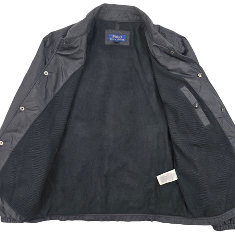 Polo Ralph Lauren Spellout Coach Jacket Black Men's Small