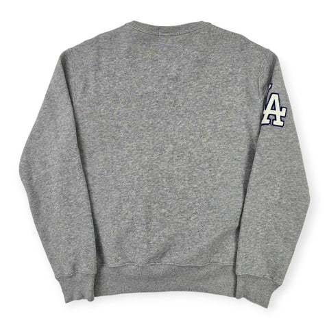 Polo Ralph Lauren Rare Bear LA Dodgers Baseball Sweatshirt Grey Mens Small