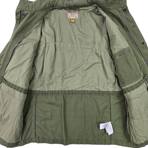 Polo Ralph Lauren Military Patch Field Jacket Green Men's XL
