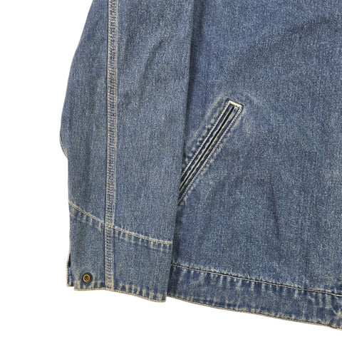 Carhartt WIP Detroit Denim Bomber Jacket Blue Men's Medium