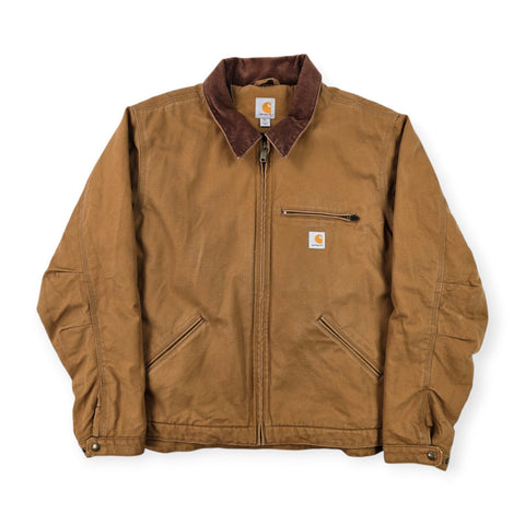 Carhartt Detroit Workwear Blanket Lined Jacket Brown Men's XXL