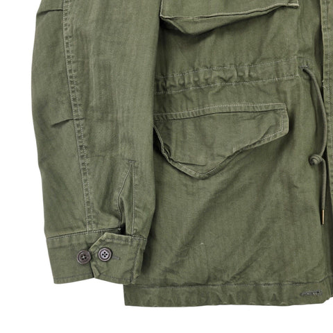 Polo Ralph Lauren Military Patch Field Jacket Green Men's XL