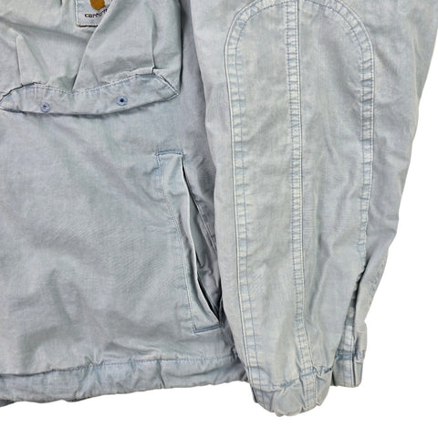 Carhartt WIP Berm Utility 1/2 Zip Anorak Jacket Blue Men's Small
