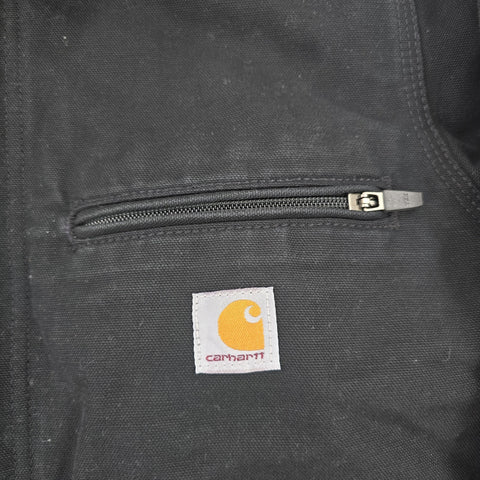 Carhartt Detroit Workwear Blanket Lined Jacket Black Men's Small