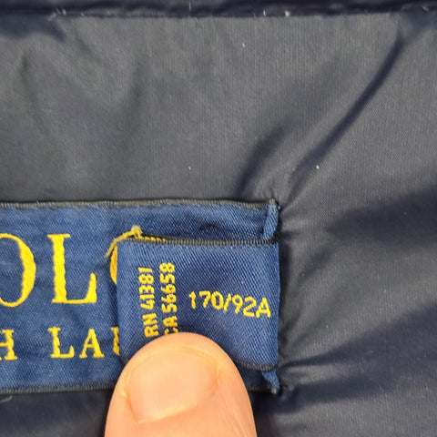 Polo Ralph Lauren Down Puffer Jacket Blue Men's Small