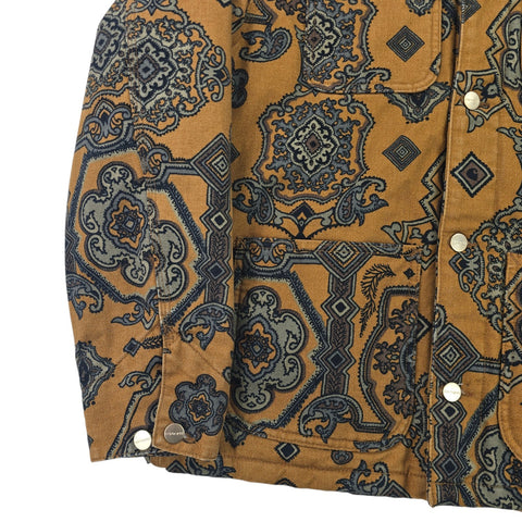 Carhartt WIP Michigan Paisley Print Quilt Lined Chore Jacket Men's Small