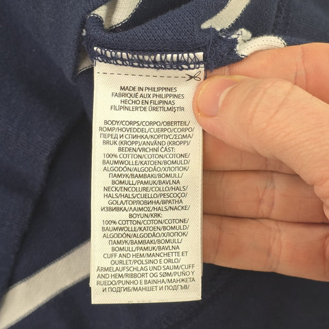 Polo Ralph Lauren Bear Spellout Striped Sweatshirt Men's Medium