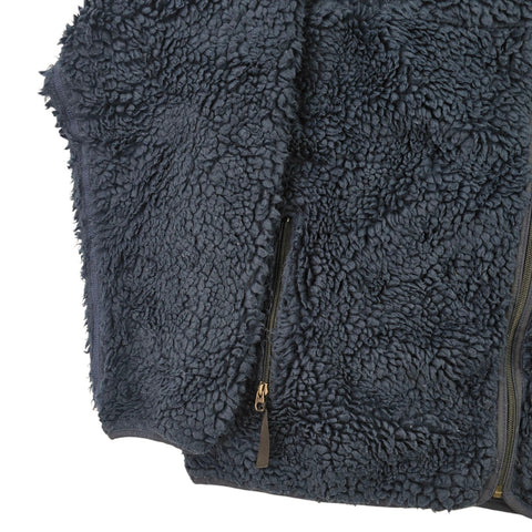 Patagonia Vintage Deep Pile Sherpa Fleece Jacket Blue Men's Large