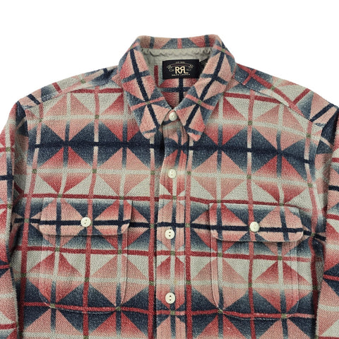 RRL Ralph Lauren Southwestern Navajo Aztec Overshirt Men's Medium