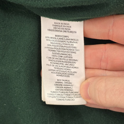 Polo Ralph Lauren Leather Varsity Tiger Letterman College Jacket Men's Medium