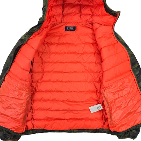 Polo Ralph Lauren Down Puffer Camouflage Jacket Men's Small