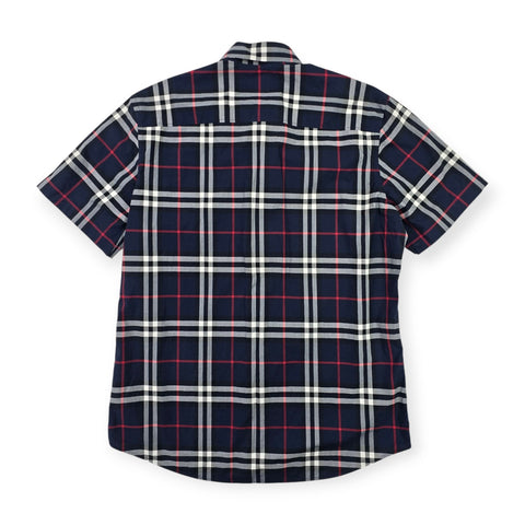 Burberry Nova Check Short Sleeve Shirt Men's Large