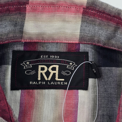RRL Ralph Lauren Western Checkered Shirt Men's Small