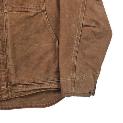 Carhartt Berwick Y2K Workwear Fleece Lined Jacket Brown Men's Large