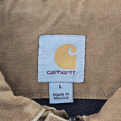 Carhartt Berwick Y2K Workwear Fleece Lined Jacket Brown Men's Large