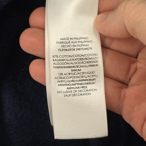 Polo Ralph Lauren Rare Cross Flags Sweatshirt Blue Men's Small