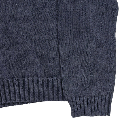Polo Ralph Lauren USA Flag Spellout Knitted Jumper Blue Women's XL