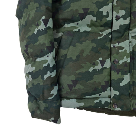 The North Face Box Canyon 550 Camouflage Down Puffer Jacket Men's Small