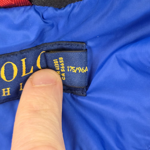 Polo Ralph Lauren Big Pony Tyrol Down Puffer Jacket Red Men's Medium