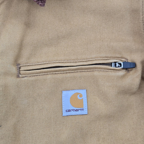 Carhartt Detroit Workwear Blanket Lined Jacket Brown Men's Large