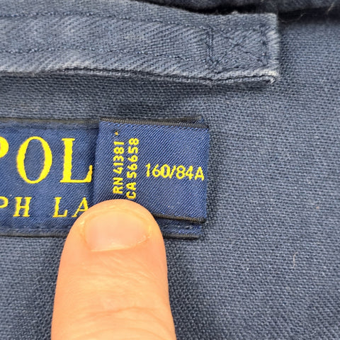 Polo Ralph Lauren M65 USA Flag Combat Field Jacket Blue Men's Small