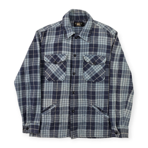 RRL Ralph Lauren Plaid Work Utility Checkered Jacket Men's Large