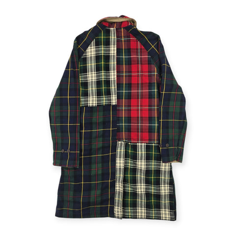 Polo Ralph Lauren Balmacaan Reversible Patchwork Trench Coat Men's Medium