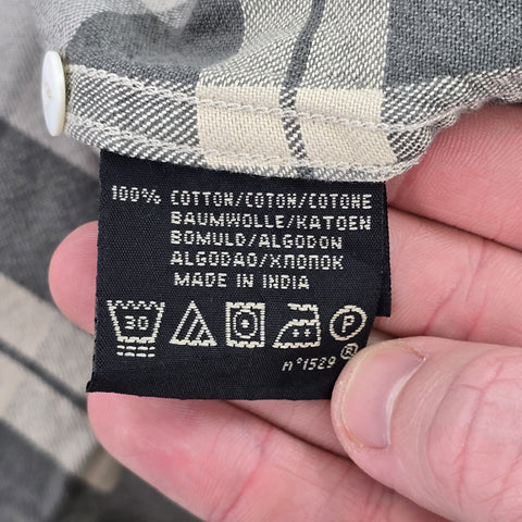 RRL Ralph Lauren Western Flannel Checkered Shirt Men's Small