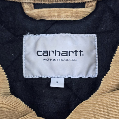 Carhartt WIP Michigan Quilt Lined Corduroy Chore Jacket Brown Men's Small