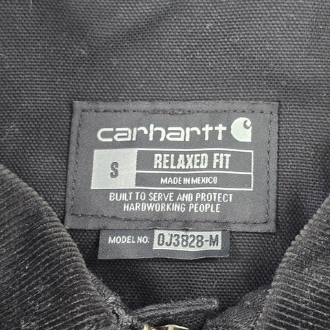 Carhartt Detroit Workwear Blanket Lined Jacket Black Men's Small