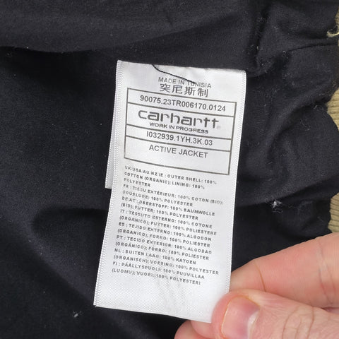 Carhartt WIP Active Bomber Jacket Brown Men's Small