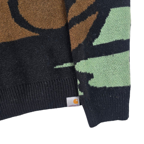 Carhartt WIP Duck Pond Graphic Knitted Jumper Men's Medium