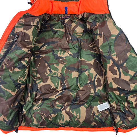 Polo Ralph Lauren 750 Sherpa Sportsmen Down Puffer Jacket Orange Men's Medium