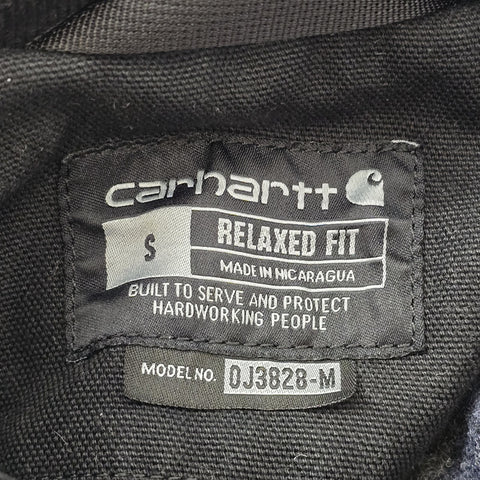 Carhartt Detroit Workwear Blanket Lined Jacket Black Men's Small