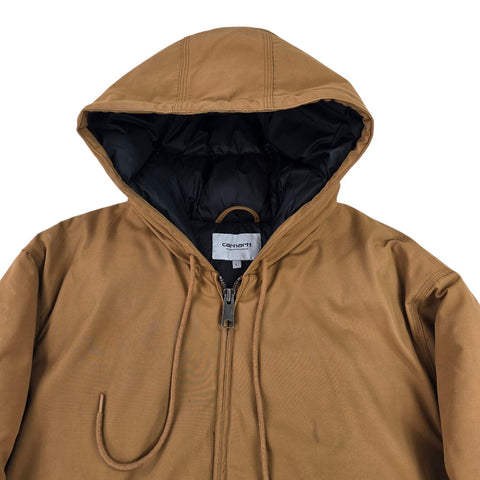 Carhartt WIP Active Cold Puffer Jacket Brown Men's Large