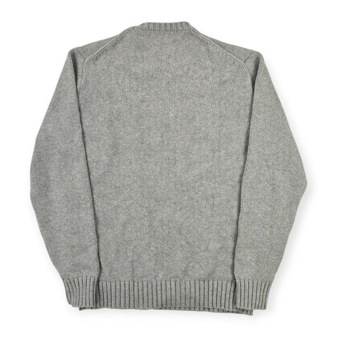 Polo Ralph Lauren Spellout Knitted Jumper Grey Men's Large