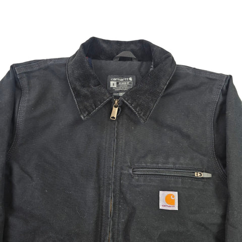 Carhartt Detroit Workwear Blanket Lined Jacket Black Men's Small