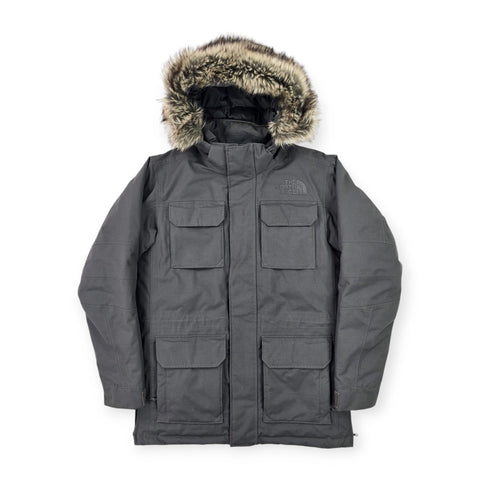 The North Face El Norte Dryvent Down Puffer Jacket Grey Men's Small