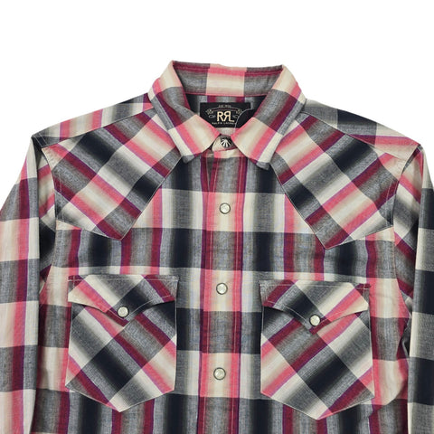 RRL Ralph Lauren Western Checkered Shirt Men's Small